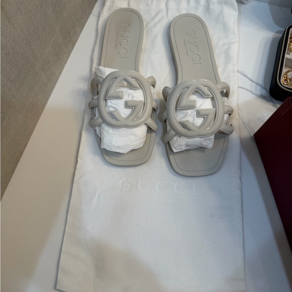 Gucci Shoes - Gucci Beige Sandals